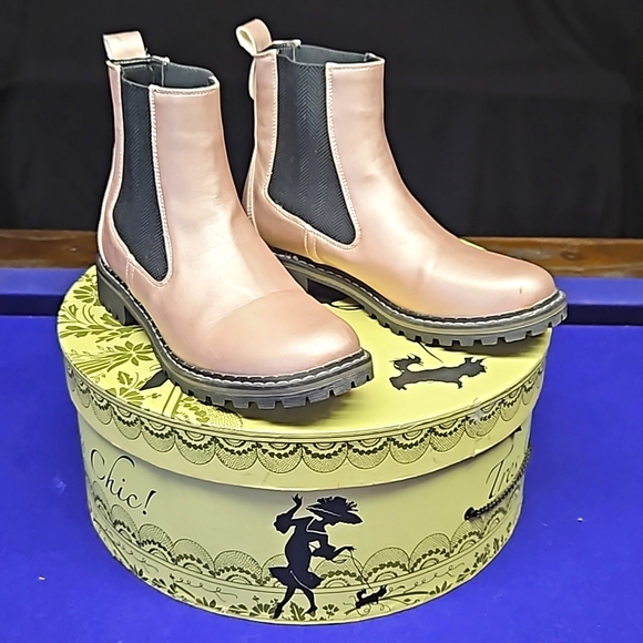 Pink mod boots - Picture 1 of 3